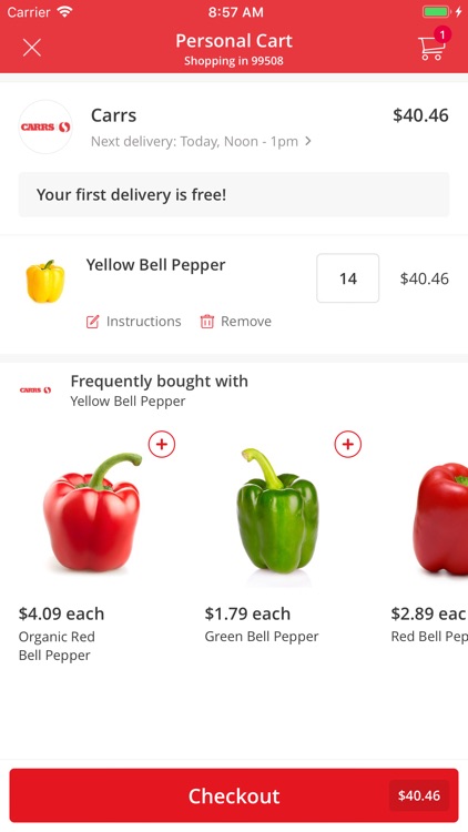 Carrs Rush Delivery