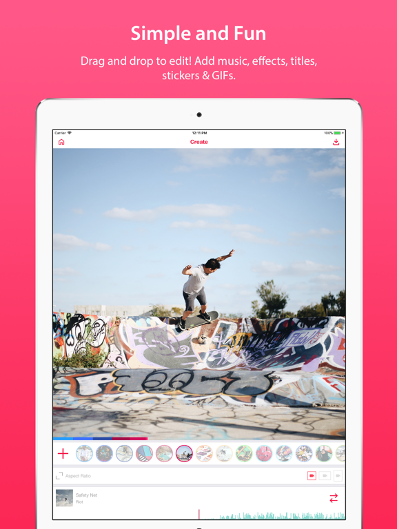 iPad Image of Lomotif - Music Video Editor