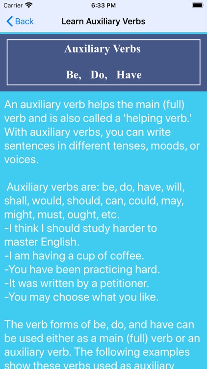 Mastering auxiliary-verbs Gram