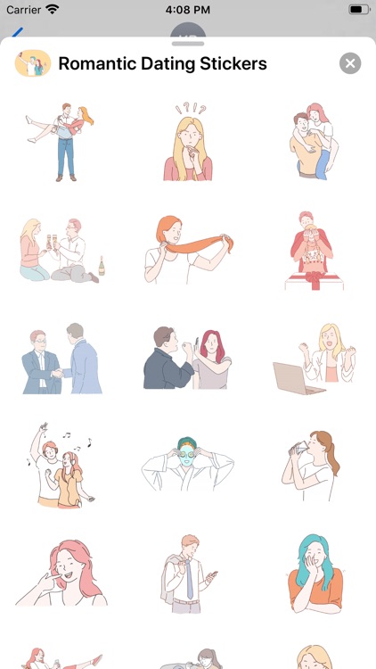 Romantic Dating Stickers