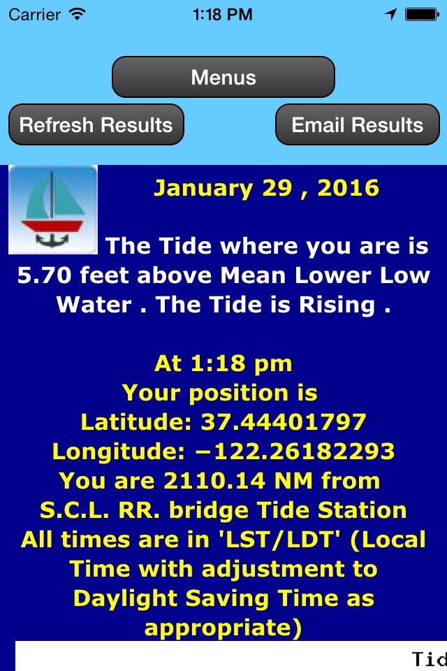 East Coast Tides by Date-Locat screenshot 3