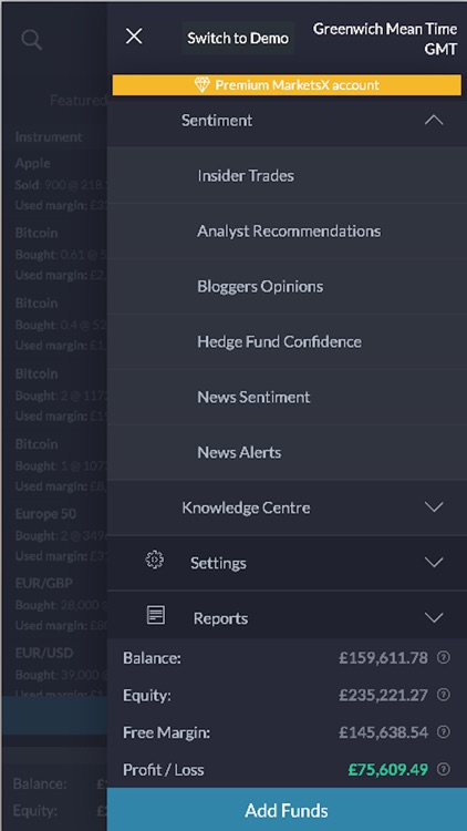 MARKETS.COM: Indices FX Stocks