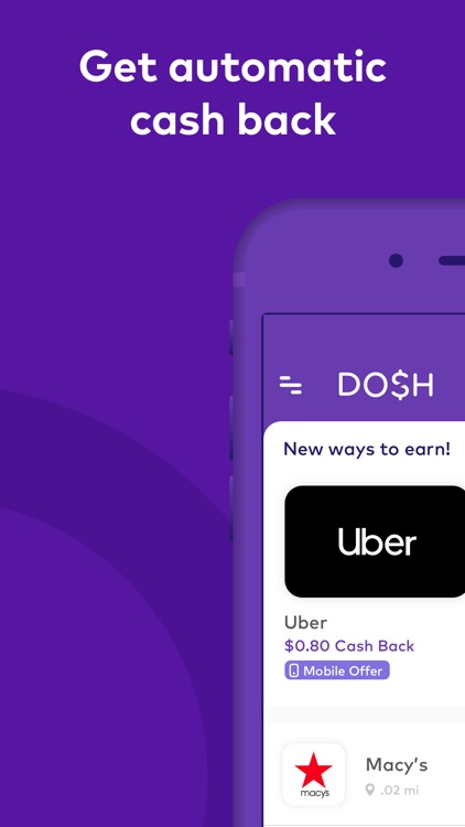 Dosh: Find Cash Back Deals