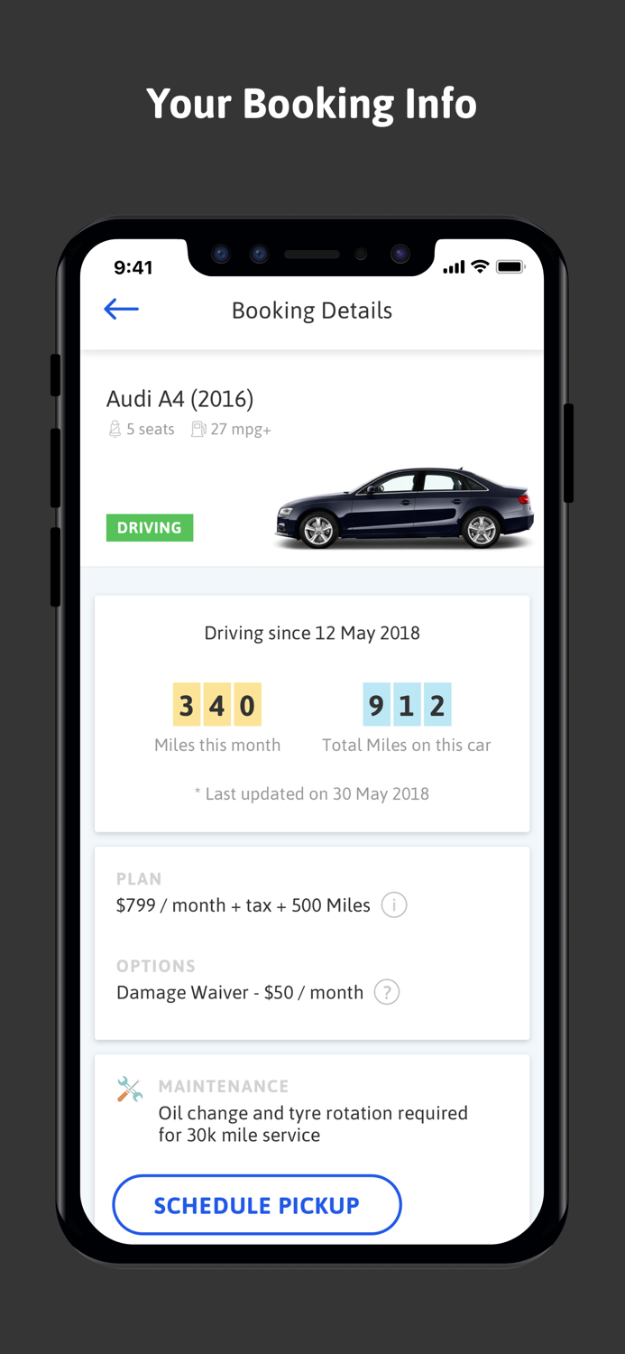 FreshCar Subscription App