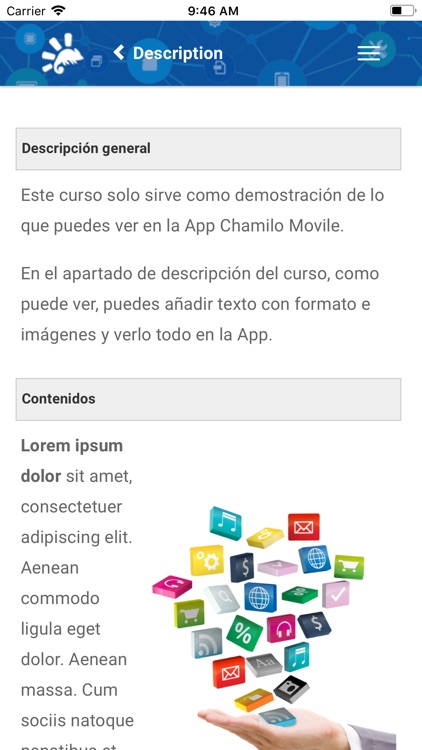 Nosolored Chamilo Mobile screenshot-4