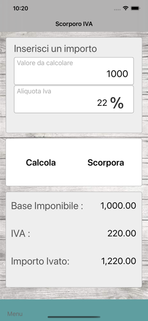 Scorporo e conteggio IVA(圖1)-速報App