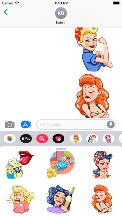 Pin Up Girls Sticker Pack