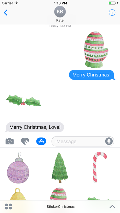 How to cancel & delete Sticker Christmas from iphone & ipad 4