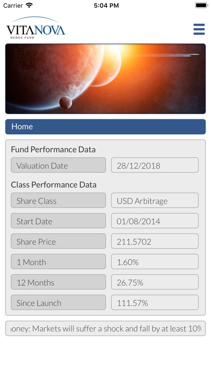 Vita Nova Hedge Fund