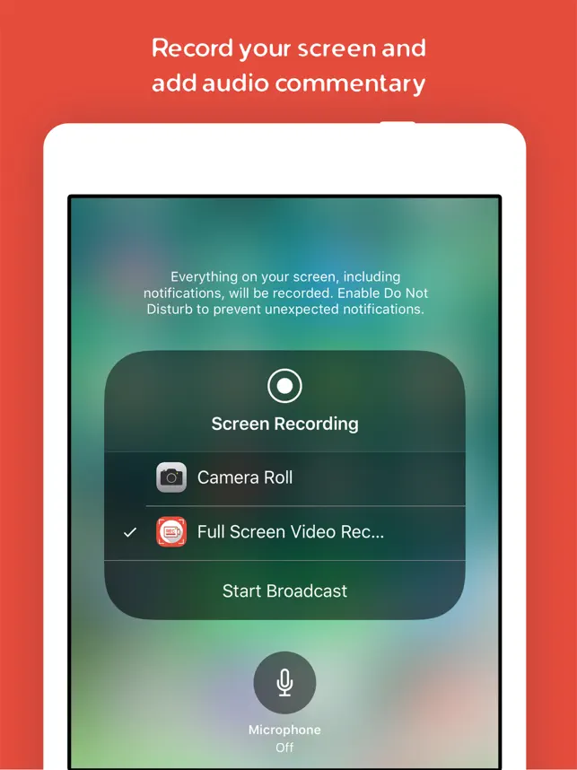 Captura 2 Full Screen Video Recorder iphone