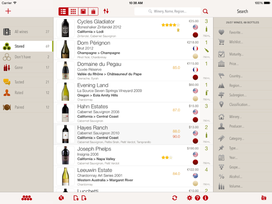 VinoCell - wine cellar manager screenshot