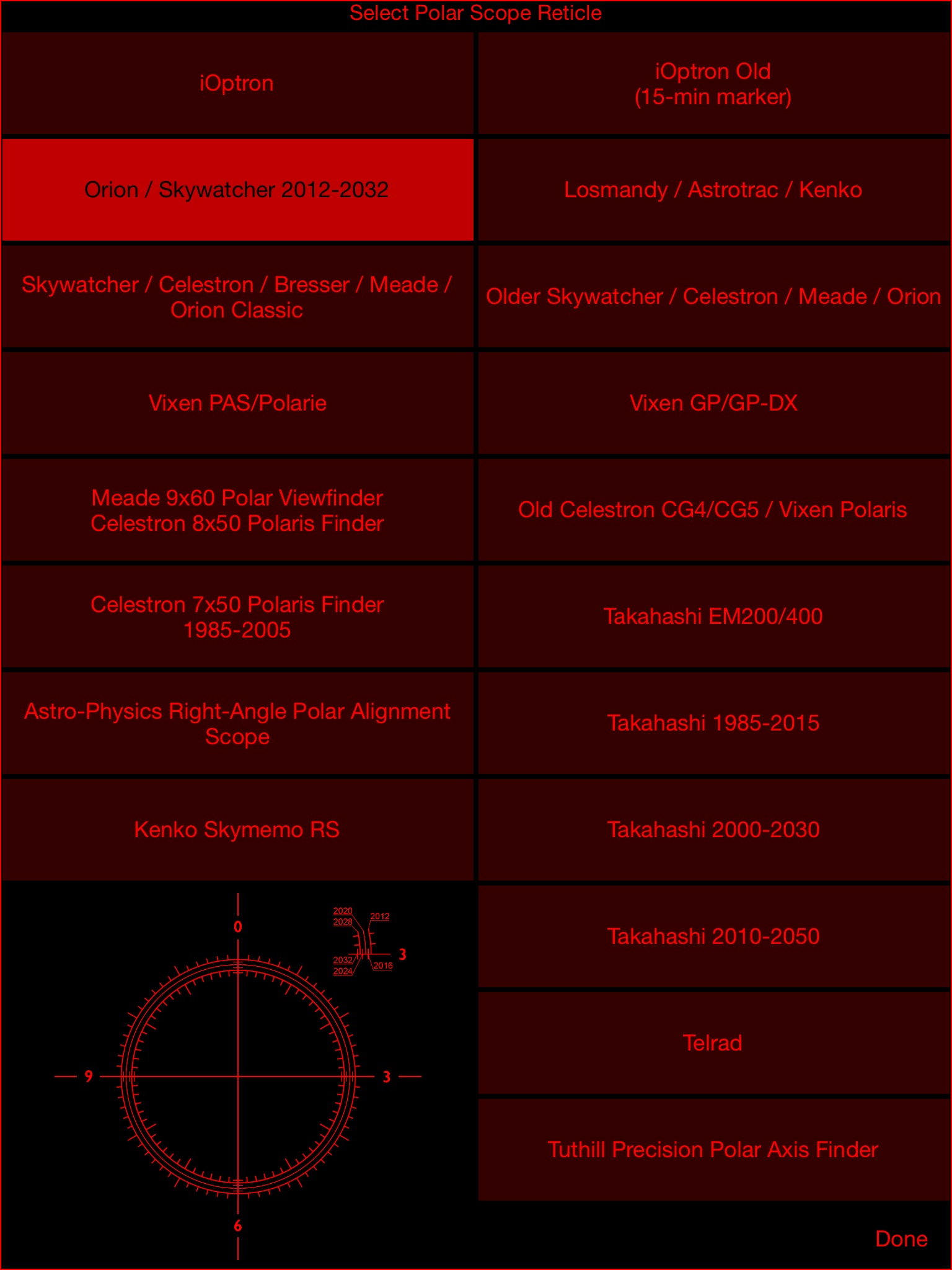 Polar Scope Align Pro Watch screenshot 2