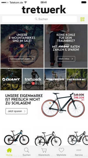 Tretwerk Fahrrad Online-Shop