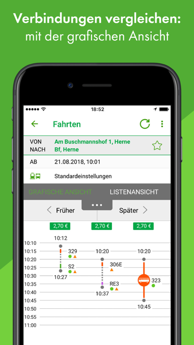 HCR App - Fahrplan Herne screenshot 2
