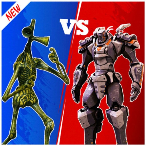 Siren Head Vs Robot Battle 3D Icon