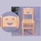 Handmade wooden chairs are very beautiful and meaningful