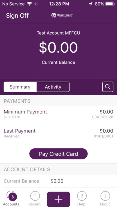 MFFCU Credit Card App screenshot 3