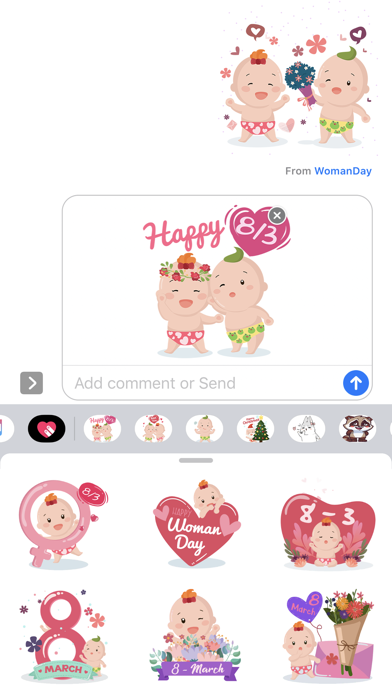 Woman Day Emoji Funny Stickers screenshot 2
