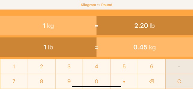 千克 成 磅 | kg 成 lb(圖4)-速報App