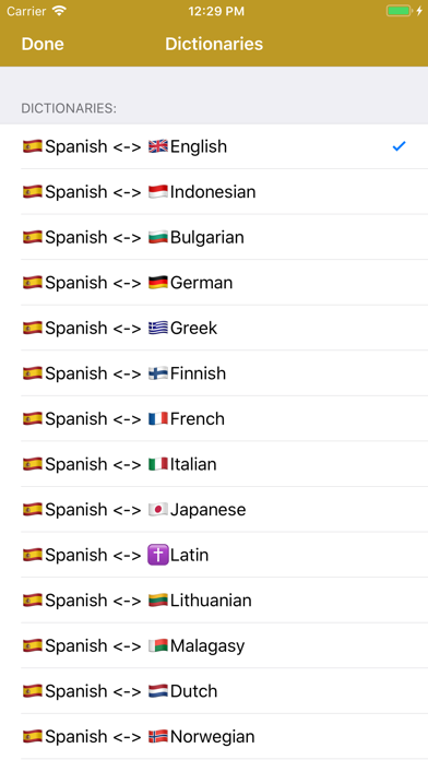 How to cancel & delete 20 Spanish Dictionaries from iphone & ipad 2