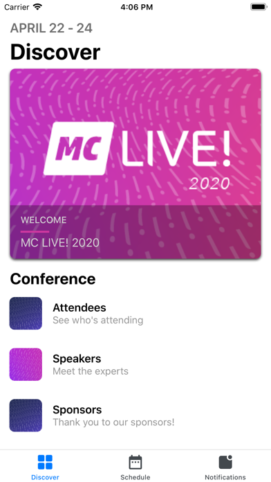 MemberClicks Conference App screenshot 2