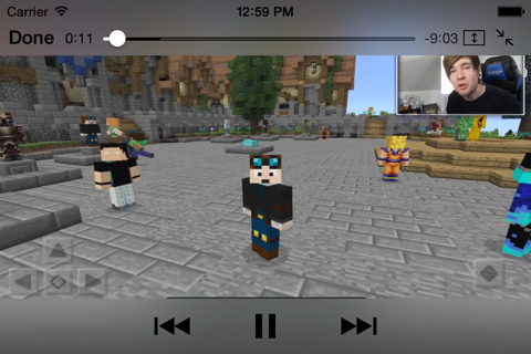 Скриншот из MineTube Videos for Minecraft