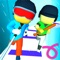 Draw Race 3D is New Race 3D Game with Perfect Draw Shapes to Unlock gates and Perform Stunts to Win the Race against Opponents