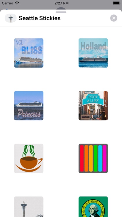 Seattle Stickies for iMessage