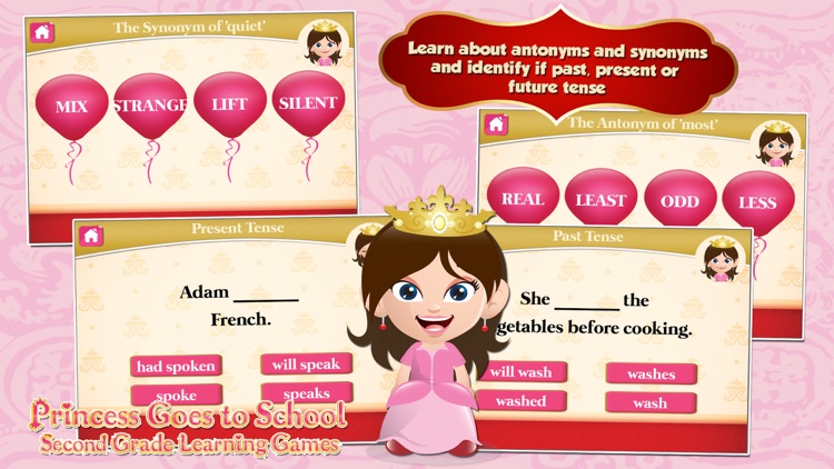 Princess Grade 2 School Games screenshot-4