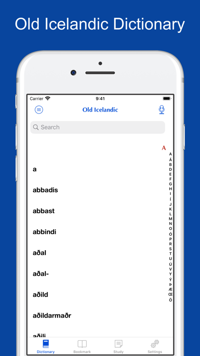 Screenshot #1 pour Old Icelandic Dictionary
