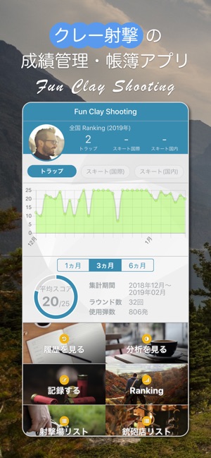Fun Clay Shooting クレー射撃の成績管理 をapp Storeで