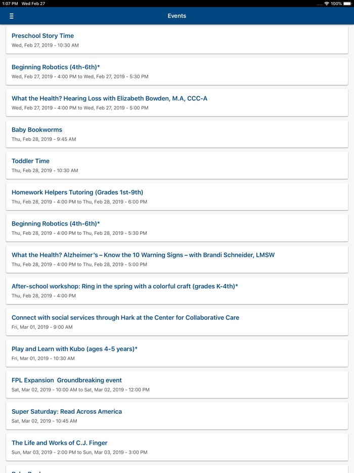 Fayetteville Public Library