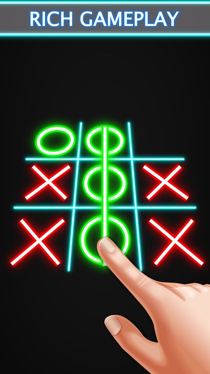Tic Tac Toe Glow by TMSOFT by TMSOFT