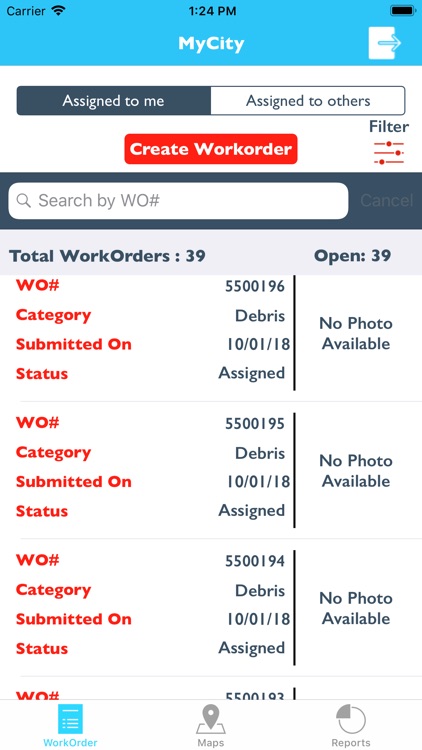 myCity Work Order