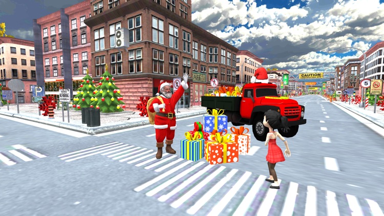 Christmas Santa City Driving