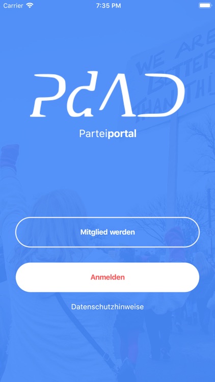 Parteiportal der PdAD screenshot-3