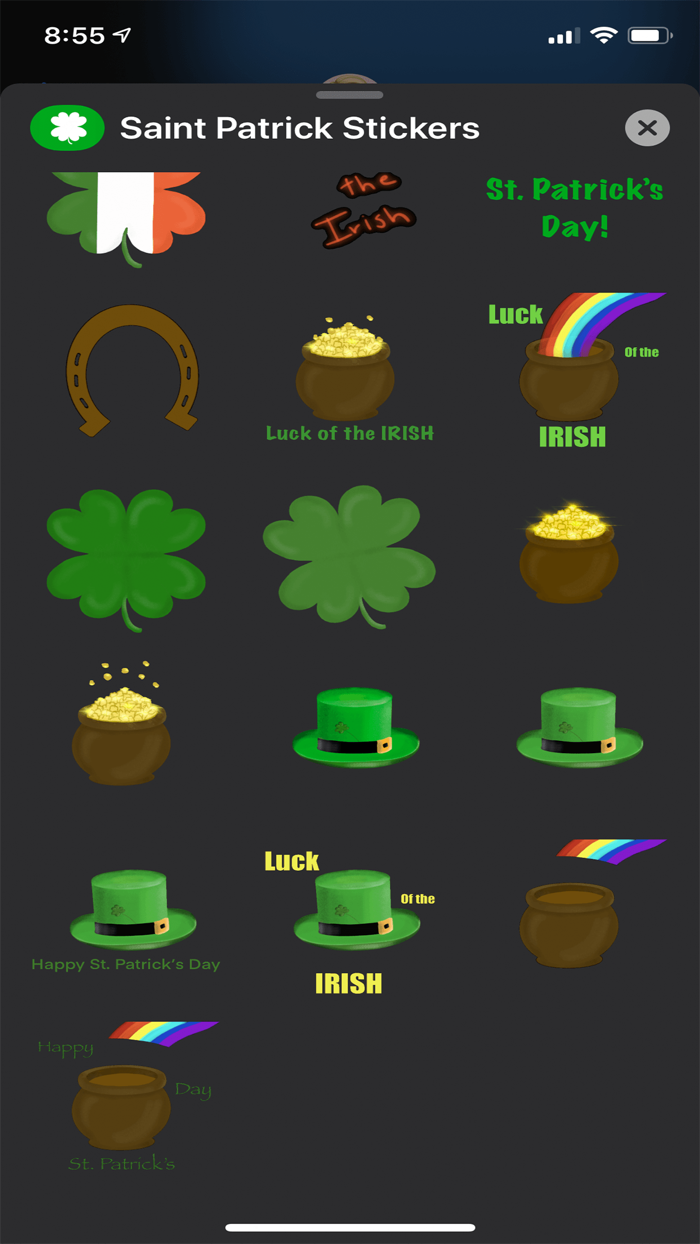 St. Patricks Stickers
