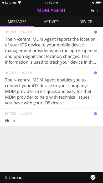 How to cancel & delete N-central MDM Agent from iphone & ipad 1