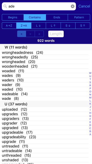 Lexica for Scrabble (Student) screenshot 3