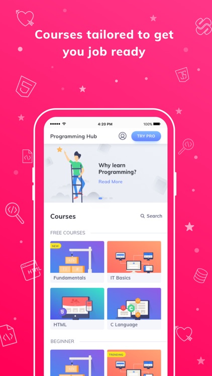 Programming Hub: Learn to code screenshot-0