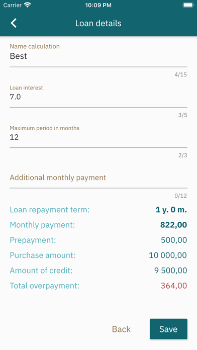 Loan Payment - Just Calculate screenshot 4
