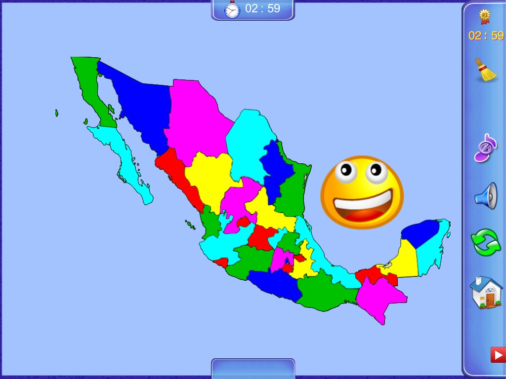 Mexico Puzzle Map screenshot 2