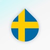 Icon Learn Swedish language -Drops