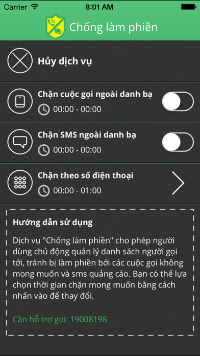 How to cancel & delete Chống làm phiền from iphone & ipad 2