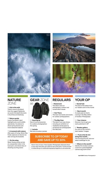 Outdoor Photography - The leading magazine for landscape, wildlife and travel photographers! screenshot