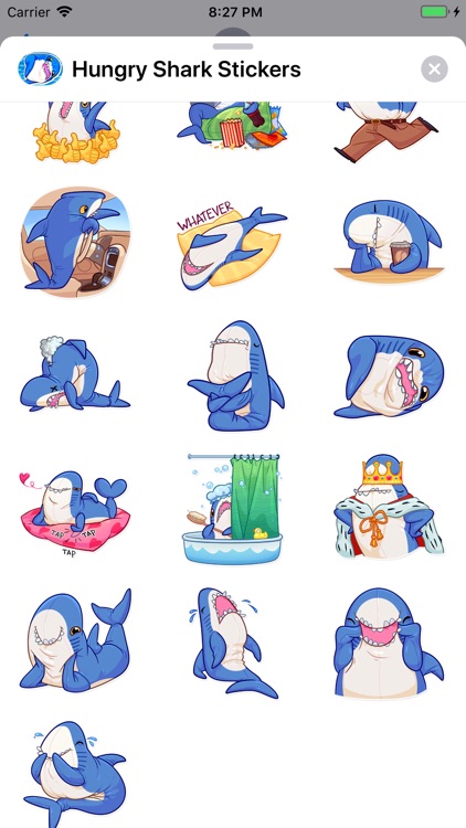 Hungry Shark Stickers screenshot-3