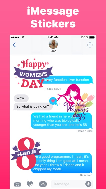 March 8 Womens Day Stickers