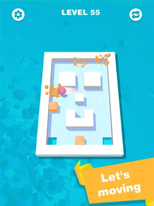 Captura de Pantalla 2 Rolling Fill: Push Cubes Hole iphone