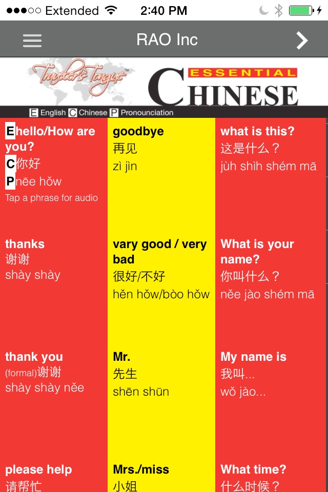 Essential Chinese screenshot 2