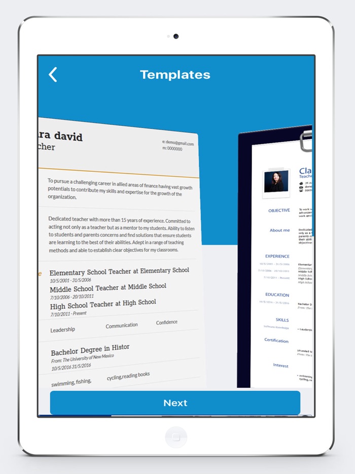 Resume Builder and  CV Maker